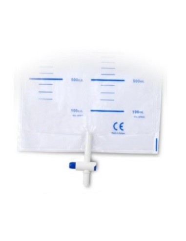 BOLSA DIURESIS SISTEMA CRUZ ANTIRRETORNO 2L
