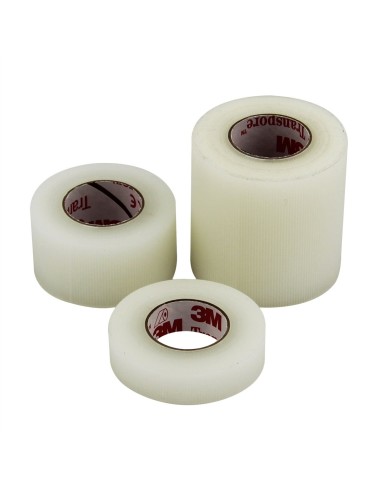 TRANSPORE 9.14 m. X 2.5 cm. CAJAS DE 12 UND.