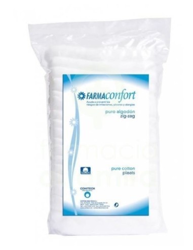 BOLSA DE ALGODON ZIG-ZAG 100 GR. Farmaconfort