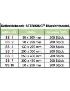 BOLSA MIXTA C/AUTOCIERRE STERIKING SS5 C/200 UDS