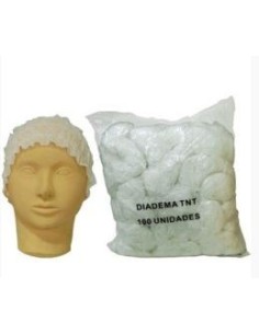 DIADEMA BLANCA TNT 60CMX10CM BOLSA 100 UDS