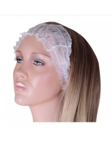 DIADEMA BLANCA TNT 60CMX10CM BOLSA 100 UDS