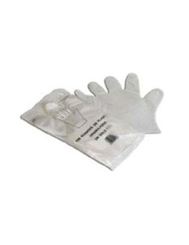 GUANTE DE PLASTICO NO ESTERIL 