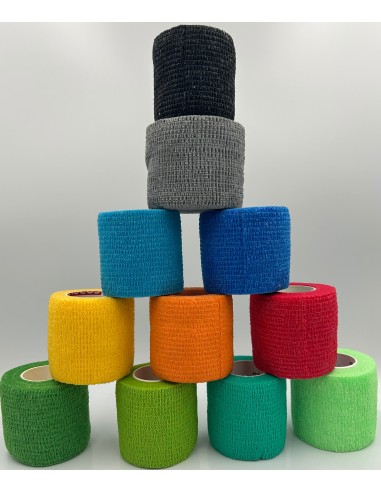 VENDA ELASTICA COHESIVA 5X4,57 ( COBAN 3M 1582B ) COLOR AZUL