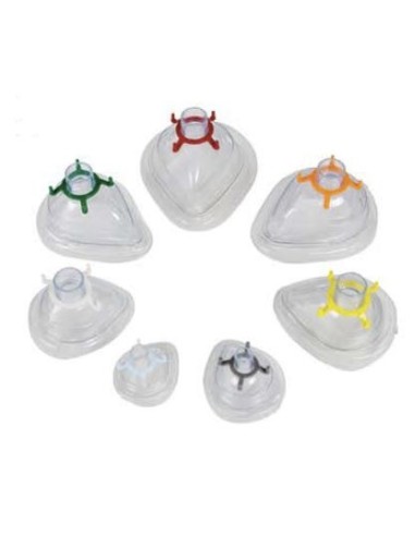 MASCARILLA DE ANESTESIA DE UN SOLO USO Nº4 VERDE