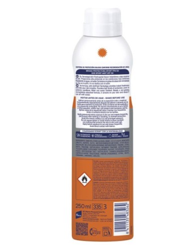 SPRAY PROTECTOR AEROSOL F50 250ML ECRAN SPORT