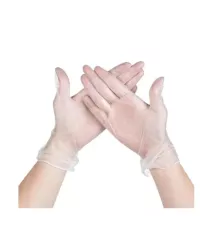 Guante de vinilo | sin polvo | Talla S-L | Caja: 100 Uds