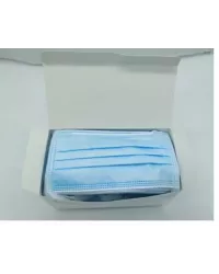 Mascarilla Quirúrgica azul con cintas  Caja: 50 Uds