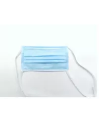 Mascarilla Quirúrgica azul con cintas  Caja: 50 Uds