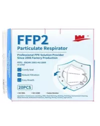 Mascarilla FFP2 sin válvula Caja: 20 Uds